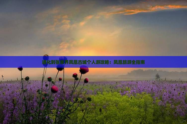 通化到张家界凤凰古城个人游