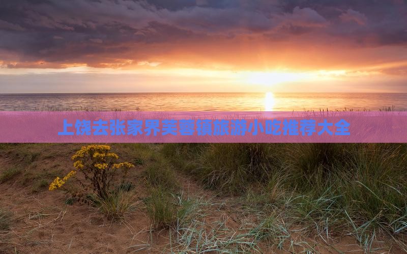 上饶去张家界芙蓉镇旅游小吃