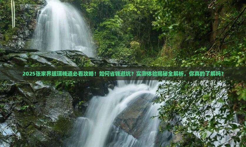 七月去张家界玻璃栈道景点