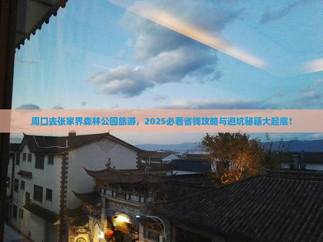 周口去张家界森林公园旅游
