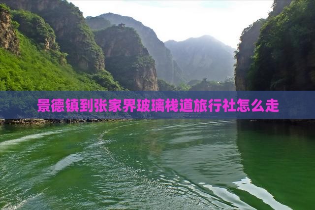 景德镇到张家界玻璃栈道旅行社