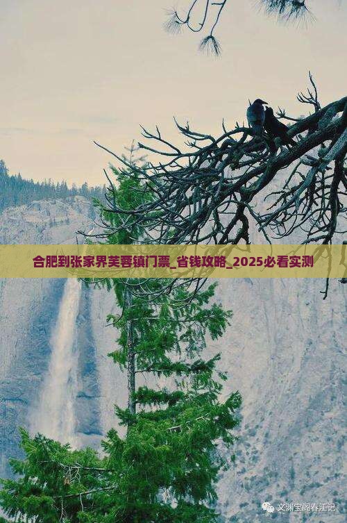 合肥到张家界芙蓉镇门票