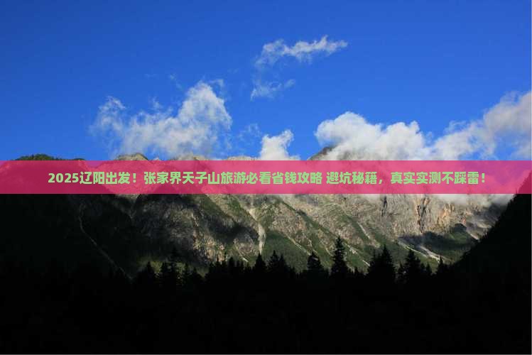 辽阳到张家界天子山旅游