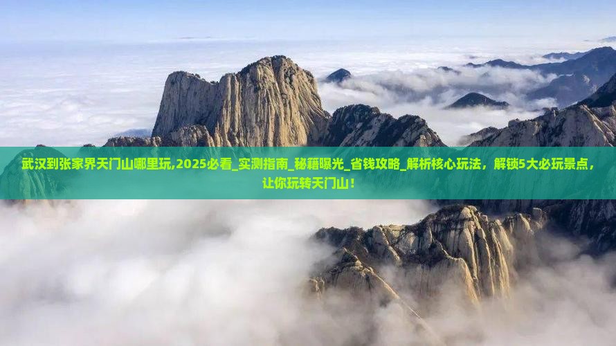 武汉到张家界天门山哪里玩