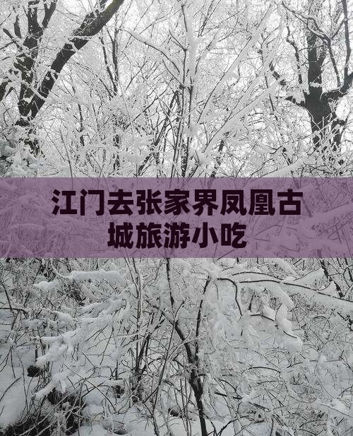江门去张家界凤凰古城旅游小吃