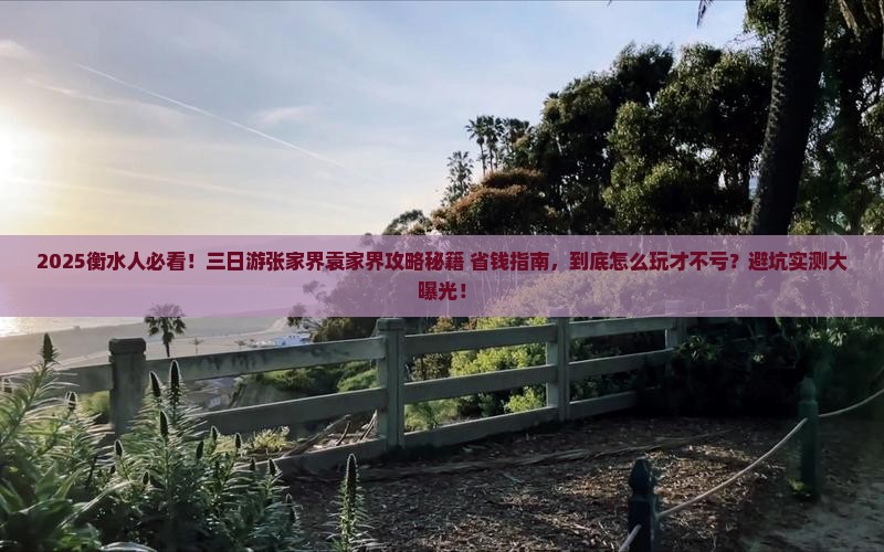 衡水到张家界袁家界三日游