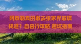 阿泰勒去张家界玻璃栈道自由行