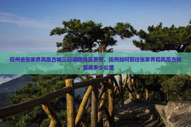抚州去张家界凤凰古城三日游