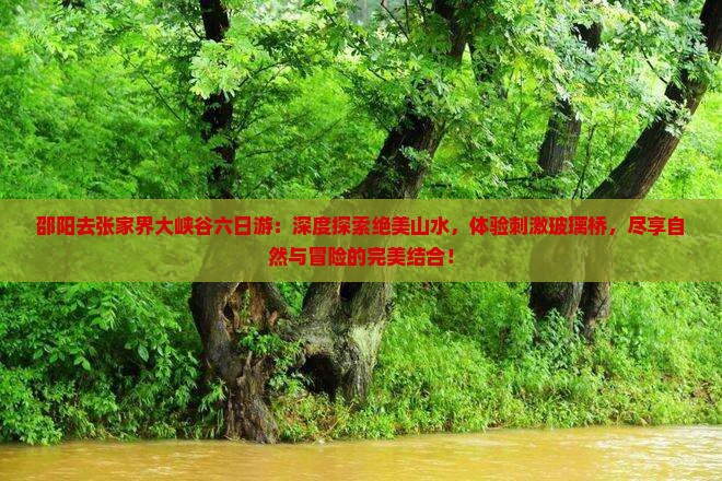 邵阳去张家界大峡谷六日游