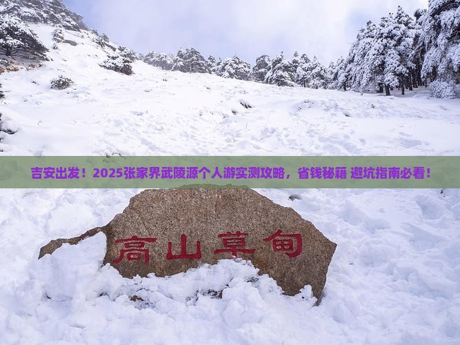 吉安到张家界武陵源个人游