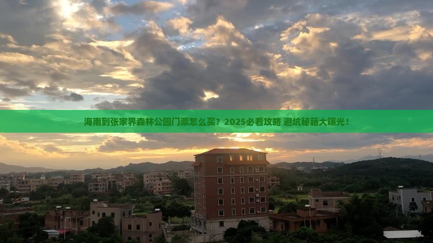 海南到张家界森林公园门票