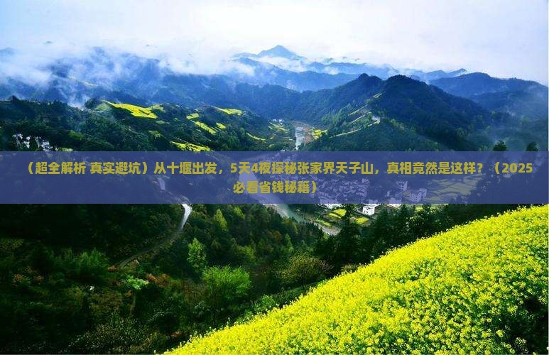 十堰到张家界天子山五日游