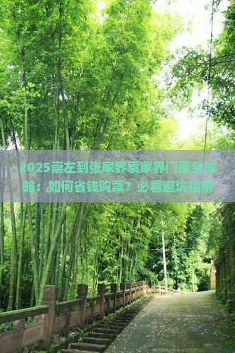 崇左到张家界袁家界门票