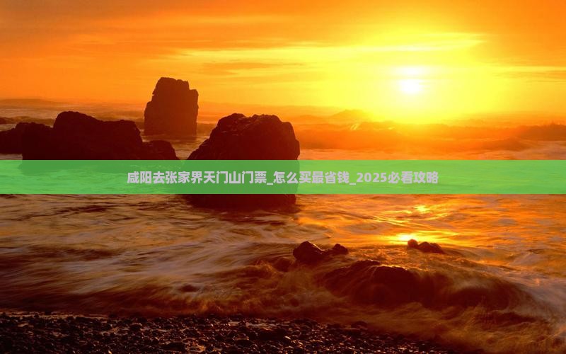 咸阳去张家界天门山门票