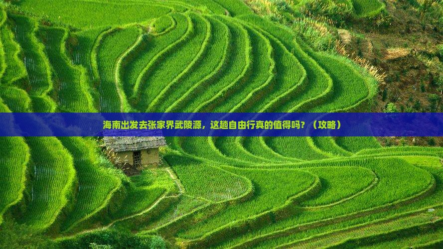 海南去张家界武陵源自由行