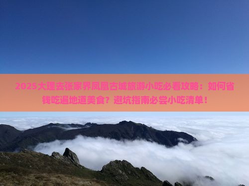 大理去张家界凤凰古城旅游小吃