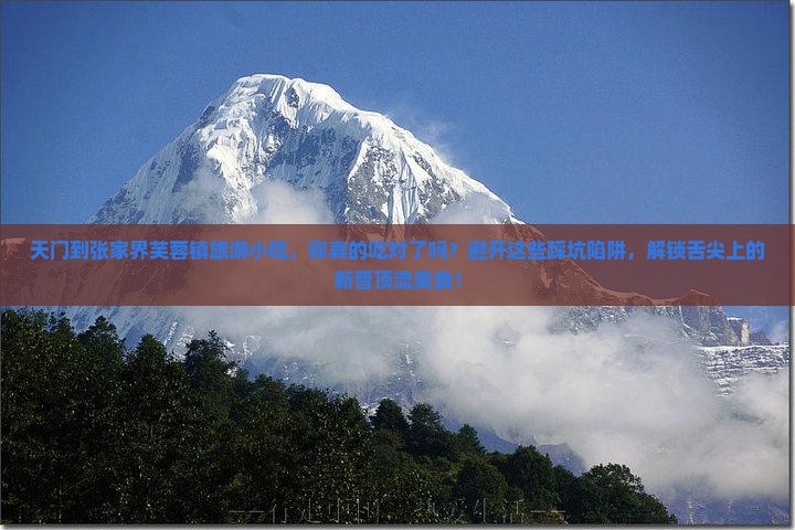天门到张家界芙蓉镇旅游小吃