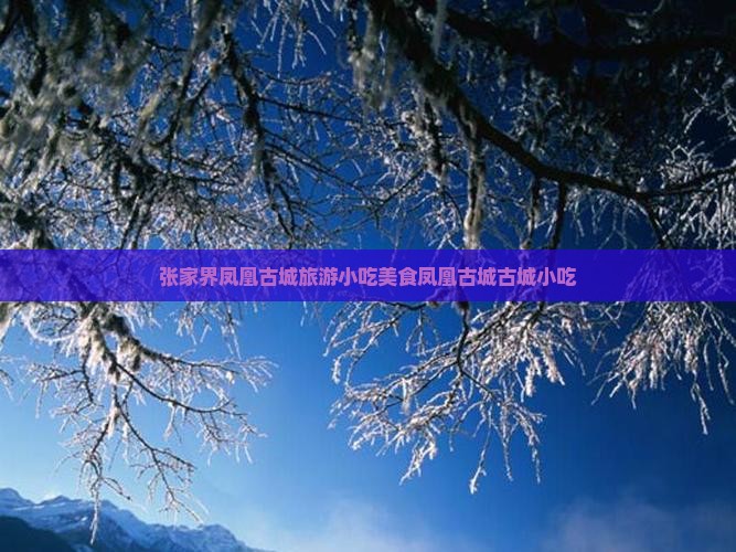 博尔塔拉到张家界凤凰古城旅游小吃