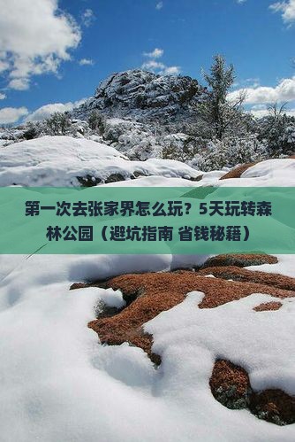 来宾去张家界森林公园五日游