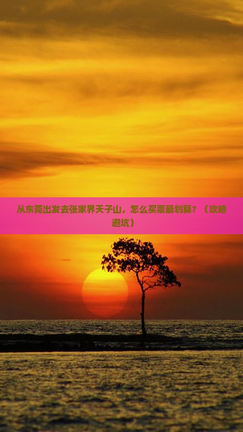 东莞去张家界天子山门票