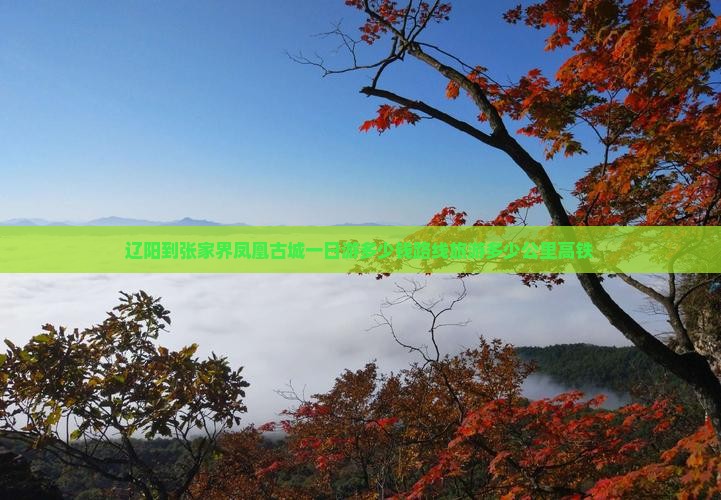 辽阳到张家界凤凰古城一日