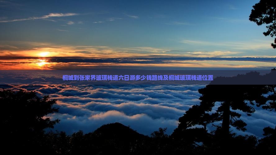 桐城到张家界玻璃栈道六日游