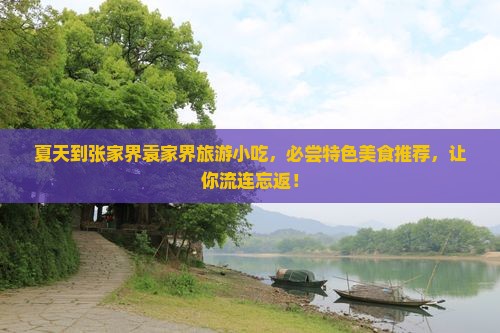 夏天到张家界袁家界旅游小吃