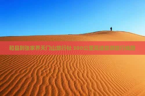 和县去张家界天门山旅行社