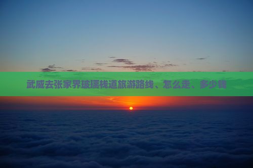 武威去张家界玻璃栈道旅游