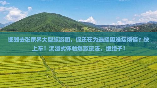 邯郸去张家界大型旅游团