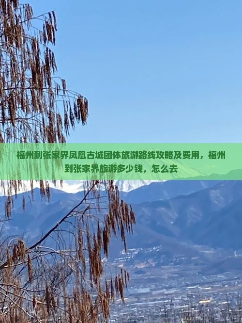 福州到张家界凤凰古城团体旅游