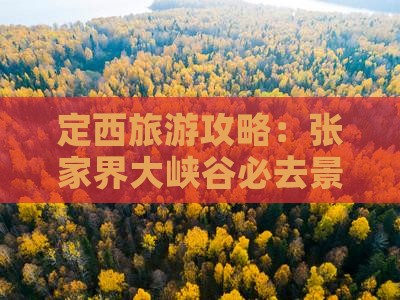 定西去张家界大峡谷必去地