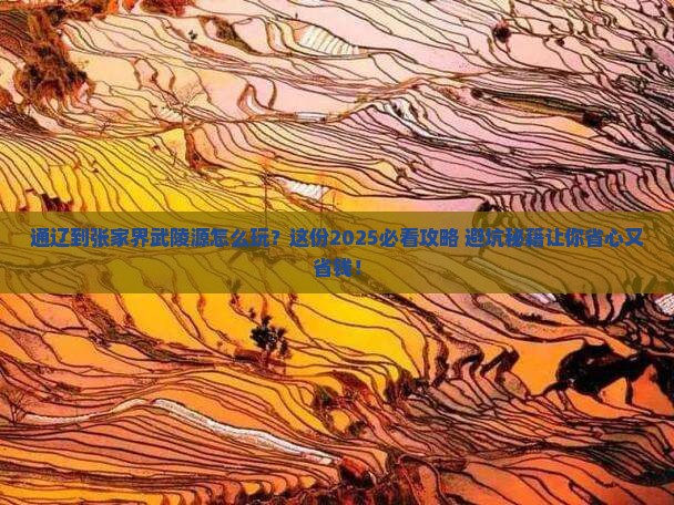 通辽到张家界武陵源必去地
