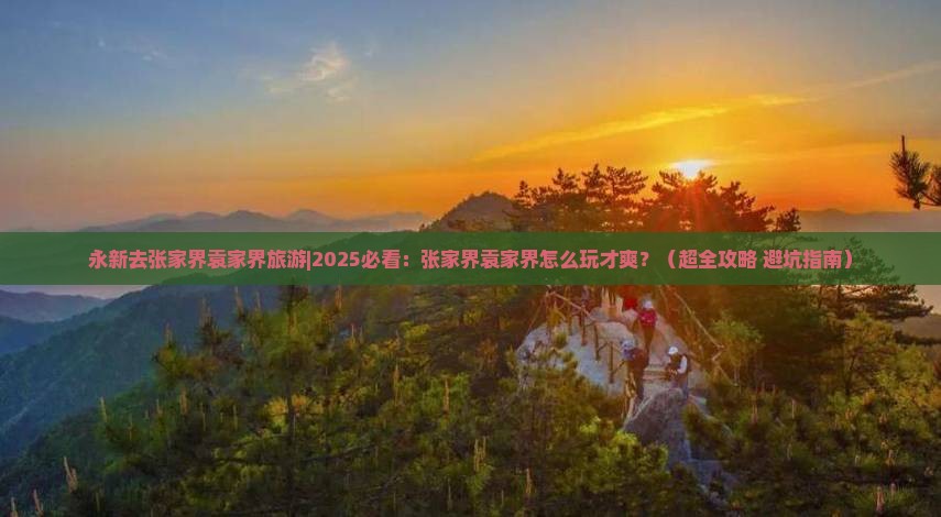 永新去张家界袁家界旅游