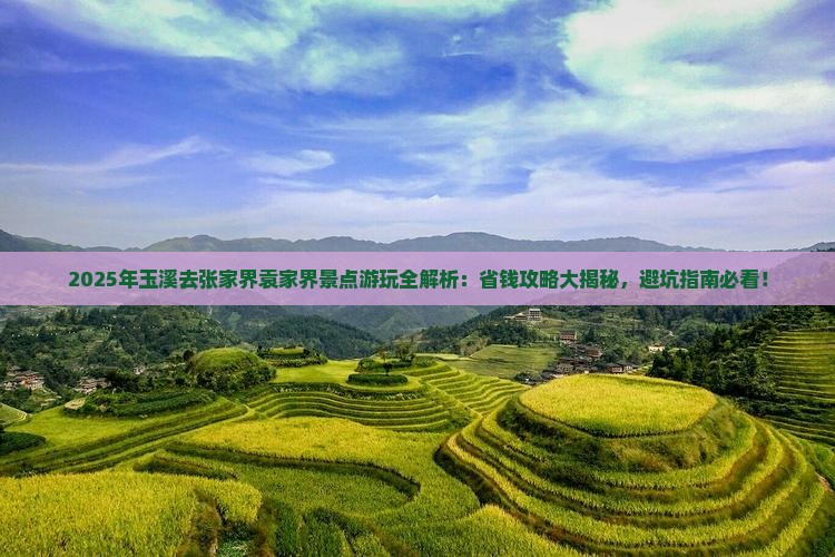 玉溪去张家界袁家界景点