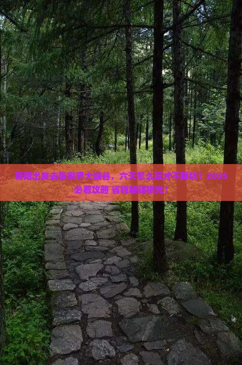 襄阳到张家界大峡谷六日游