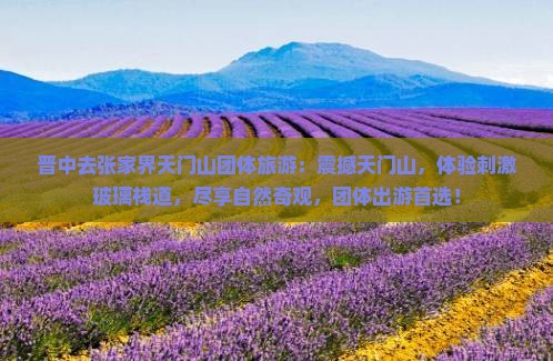 晋中去张家界天门山团体旅游