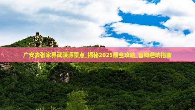 广安去张家界武陵源景点