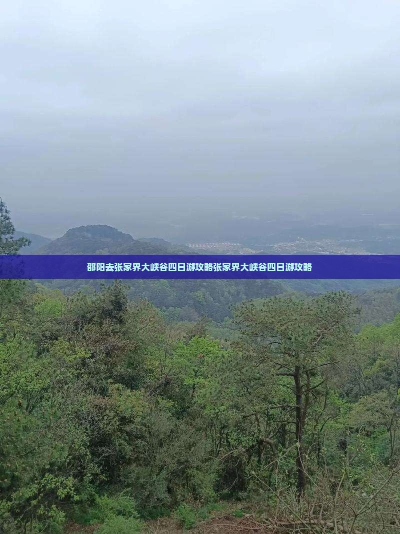 邵阳去张家界大峡谷四日游