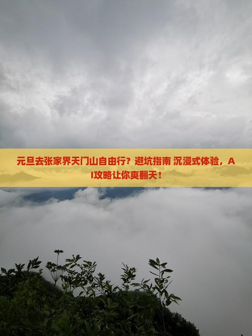 元旦去张家界天门山自由行