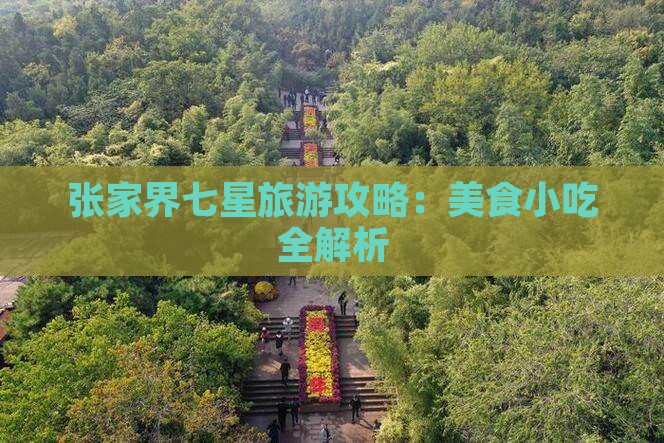 昌吉到张家界七星山旅游小吃