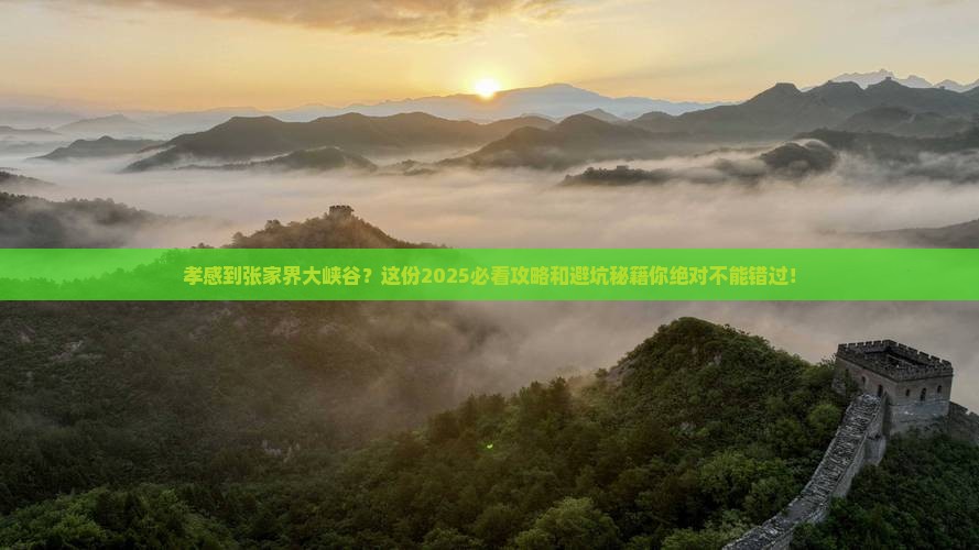 孝感到张家界大峡谷景点