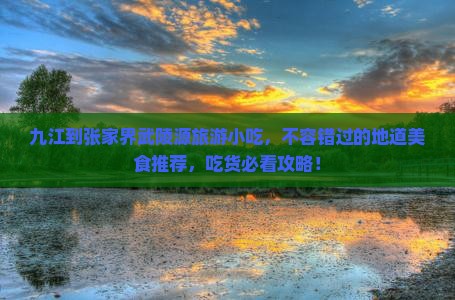九江到张家界武陵源旅游小吃