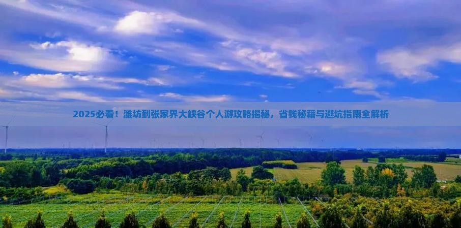 潍坊到张家界大峡谷个人游