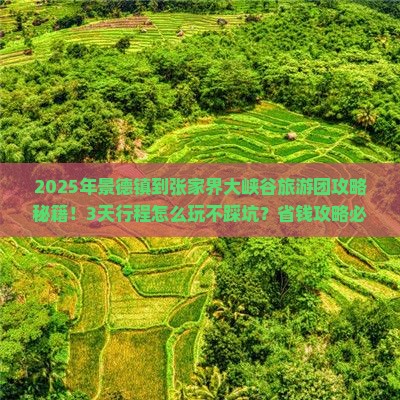 景德镇到张家界大峡谷大型旅游团