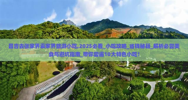 昌吉去张家界袁家界旅游小吃