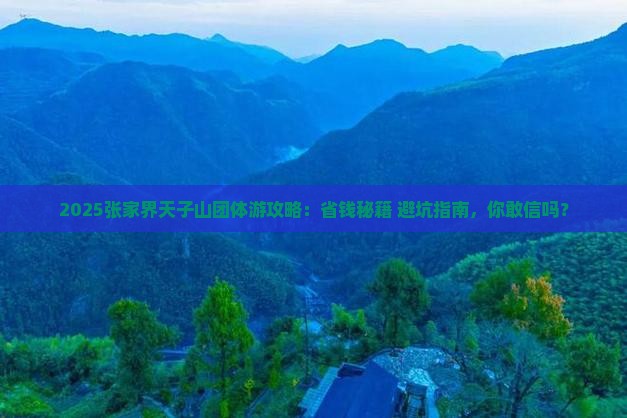 白城去张家界天子山团体旅游