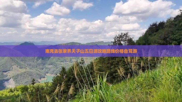 南充去张家界天子山五日游