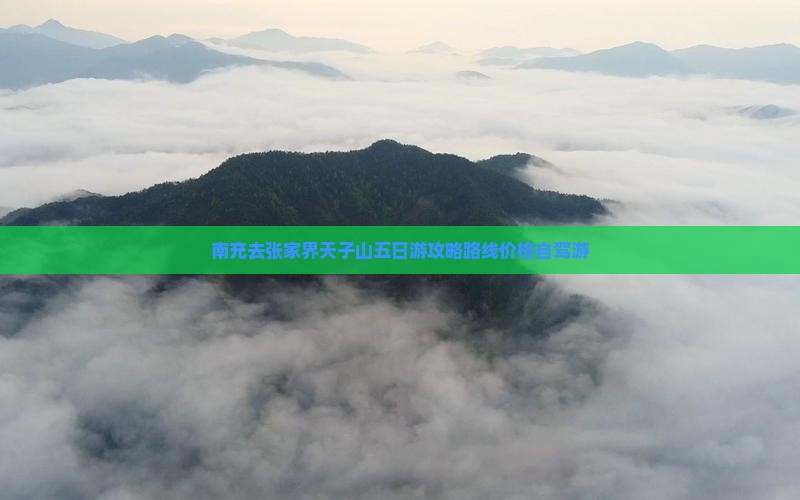 南充去张家界天子山五日游