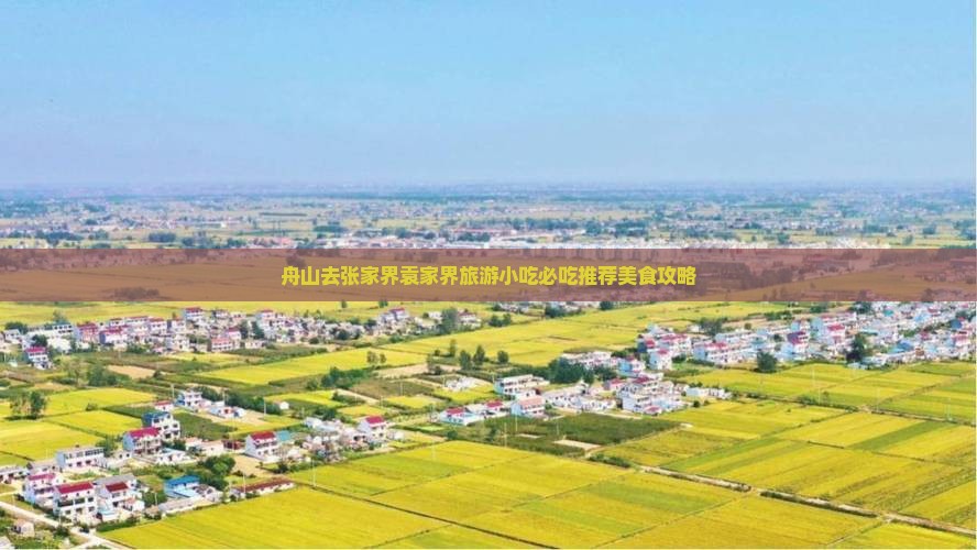 舟山去张家界袁家界旅游小吃